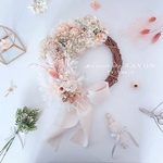 [ 通年リース🪞 ] ◌ 𝐇𝐎𝐓𓆸⋆*本日お花が入荷しました𓂃◌𓈒𓐍パンパスグラス の ゆるふわ * 𝑤𝑟𝑒𝑎𝑡ℎ *  パステル 𖤣𖥧𖥣｡ 𝐃𝐨𝐨𝐫 𝐰𝐫𝐞𝐚𝐭𝐡 玄関ドアOK