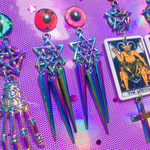 ✡️偏光色の星とスタッズアクセサリー✡️