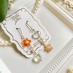 ♡小花とハートのピアス♡