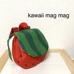 ベビーリュック／一升餅リュック／保育園バッグ　スイカ🍉