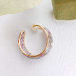 flower ear cuff ＊ noir
