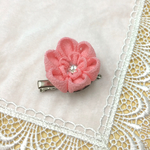 つまみ細工の2wayピンブローチ