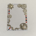 トレカケースデコ❤︎シルバースカル