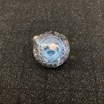 【JINガラス 気まぐれ試作室】宇宙 ガラス ネックレス パラジウム箔入り
