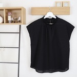 mさま専用【6/22♡新入荷】ハイネックフレンチスリーブブラウス （9号)