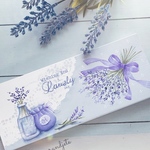 トールペイント　自立する　ウエルカムボード　ラベンダー　レースパープル　涼やか