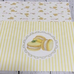 【D-40】デザインペーパー　macaron×yellow