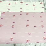 【D-41】デザインペーパー　macaron×pink