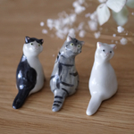 飾れる猫さんの箸置き