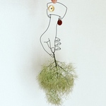 【数量限定】Wire Wall Art Bouque （ボリューミースモークツリー）選べるボタン