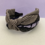 LINTON TWEED♡大人のための結びリボンカチューシャ♡ラフィア