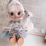 petit  blythe puppet🧸sweet ピンク