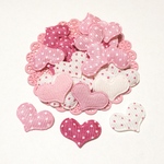 ドット横長ミニハートモチーフ 30個