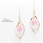 Pink Drop(820) ピアス/イヤリング/ノンホールピアス/樹脂ピアス