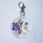 イニシャル shaka shaka key charm 5 (シャカシャカ キーホルダー おばけ 宇宙 )