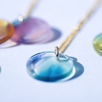 【ガチャポン】antique shadow glass ネックレス