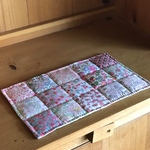パッチワークミニマット＊リバティpink可愛い