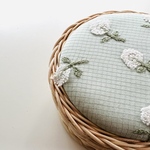 【店舗限定】ちっちゃなフタ付きカゴさん skip  mint×white