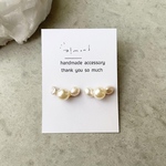 パールアーチピアス・樹脂ピアス・イヤリング