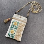 刺繍リボンスマホショルダーバッグNo.13
