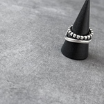 Re ▽ Silver ring R90