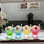  【イヤリング】四種類から選べる　クリームソーダ　