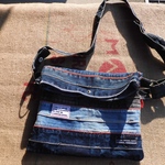 デニムショルダーバック ハンドメイド