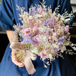 【NEW】小花の花束　小花のスワッグ　ピンクの花束　くすみピンク　ドライフラワー