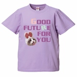 【XL】パープル（フロントプリント）GOOD FUTURE Tシャツ
