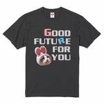 【M】スミ（フロントプリント）GOOD FUTURE Tシャツ