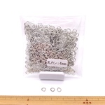 丸カン4ｍｍ　シルバー　20ｇ　約480個　お肌に優しいニッケルフリー