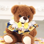 ひまわりプリント🌻フレアーチョーカー💖ネイビー