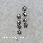12センチ　silver flower  chain