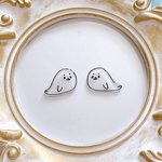 あざらしくんの日向ぼっこピアス/イヤリング