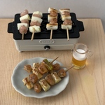 6/25 21時販売開始します。ロースター白　ミニチュアねぎまセット