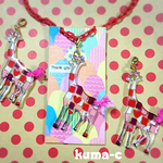 キリンネックレスRED