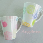 【再再販】イニシャル入れ無料 春色♡ ペア マグカップ