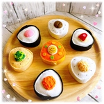 フェルトおにぎり☆具が外せます