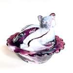 ＊SOLD OUT＊【 Mosser Glass 】ソルトセラー（ガラス製 猫のお塩入れ）