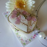 桜風吹　ピルケース　小物入れ　レジン