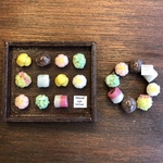 ミニチュア○和菓子の額縁とリースのセット♪