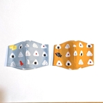 《送料無料》【2枚セット】ゴムつき♪マスク  男の子柄　薄手　夏用　ハンドメイド o4