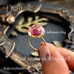 【蛇とデンファレ】白蛇のタリスマンリング✶無限の発展✶ring of talisman/KakeraPlants