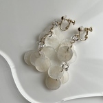 strings of shells pierce/earring
