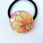 【新作】インド刺繍　ヘアゴム