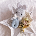 優しい手触りのプチねずみちゃん🐭♡♡ pupu BEAR