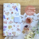 秋いろ 手帳型スマホケースiPhone14 iPhone13 Android対応【送料無料】