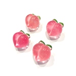 「#7054」膨らみ 桃 ビーズ ✴︎8個セット
