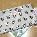 【送料無料】ペタンコ通帳ケース☆イヌ⑫