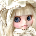 アイシードール　カスタム　ゴスうさぎちゃんシリーズ　　　ロップイヤーうさぎちゃん　きなりのクリームうさぎさん